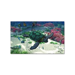 Sea Turtle Sticker Rectangular (10 Pack) by gatterwe