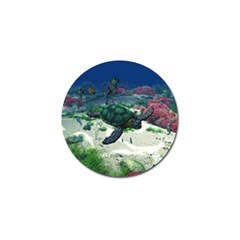 Sea Turtle Golf Ball Marker (4 Pack) by gatterwe