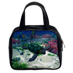 Sea Turtle Classic Handbag (two Sides)