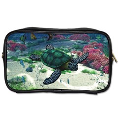 Sea Turtle Travel Toiletry Bag (two Sides)