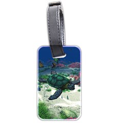 Sea Turtle Luggage Tag (two Sides)