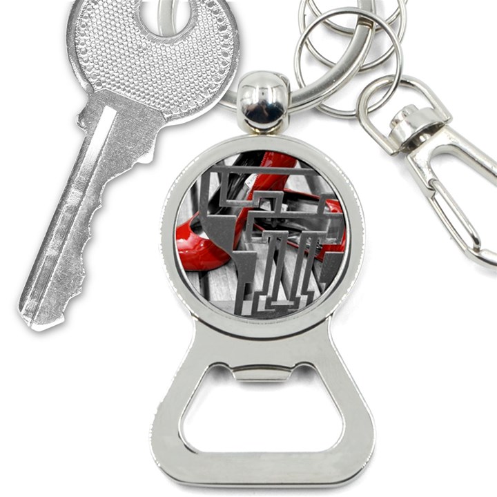 TT RED HEELS Bottle Opener Key Chain