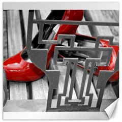 Tt Red Heels Canvas 20  X 20  (unframed) by dray6389