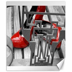 Tt Red Heels Canvas 20  X 24  (unframed) by dray6389