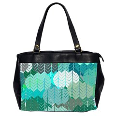 Chevrons Oversize Office Handbag (two Sides)