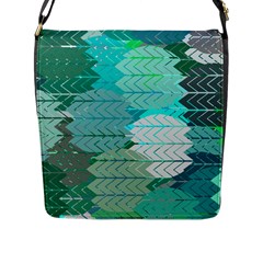 Chevrons Flap Closure Messenger Bag (large) by FashionFling