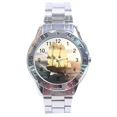 French Warship Stainless Steel Watch (men s) by gatterwe