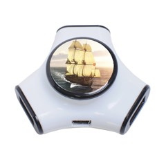 French Warship 3 Port Usb Hub by gatterwe