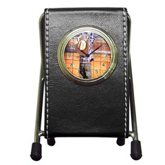 Little Cowboy Stationery Holder Clock by dray6389