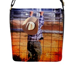 Little Cowboy Flap Closure Messenger Bag (large)