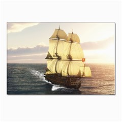 French Warship Postcards 5  X 7  (10 Pack) by gatterwe