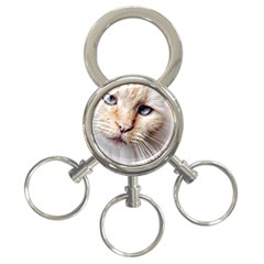 Blue Eyes 3-ring Key Chain by dray6389