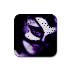 Purple M Drink Coaster (square) by dray6389