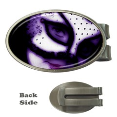 Purple M Money Clip (oval) by dray6389