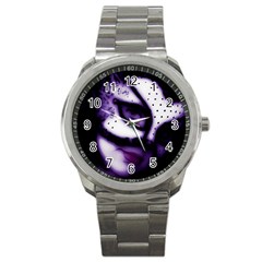 Purple M Sport Metal Watch