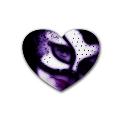 Purple M Drink Coasters (heart)