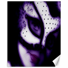 Purple M Canvas 11  X 14  9 (unframed)