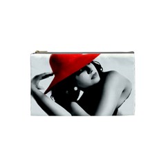 Red Hat Cosmetic Bag (small) by dray6389