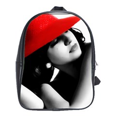 Red Hat School Bag (large) by dray6389