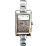 Laguna Beach Walk Rectangular Italian Charm Watch Front