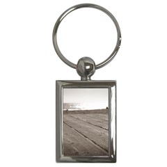 Laguna Beach Walk Key Chain (rectangle) by hlehnerer