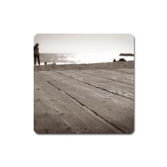 Laguna Beach Walk Magnet (square) by hlehnerer