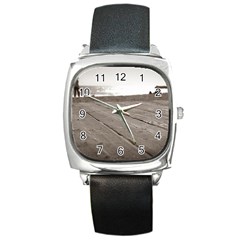 Laguna Beach Walk Square Leather Watch by hlehnerer