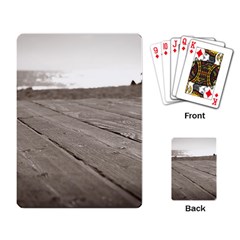 Laguna Beach Walk Playing Cards Single Design by hlehnerer