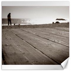 Laguna Beach Walk Canvas 16  X 16  (unframed) by hlehnerer