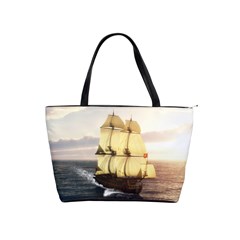 French Warship Large Shoulder Bag by gatterwe