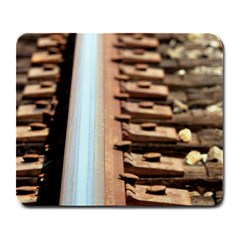 Train Track Large Mouse Pad (rectangle) by hlehnerer