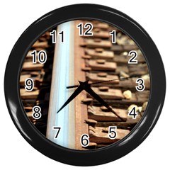 Train Track Wall Clock (black) by hlehnerer