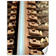 Train Track Canvas 12  X 16  (unframed) by hlehnerer