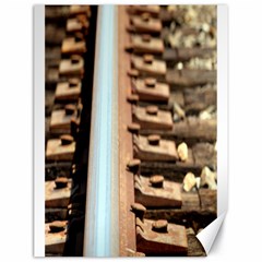 Train Track Canvas 18  X 24  (unframed) by hlehnerer