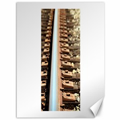 Train Track Canvas 36  X 48  (unframed) by hlehnerer