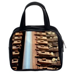 Train Track Classic Handbag (two Sides) by hlehnerer