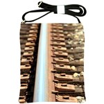 Train Track Shoulder Sling Bag Front