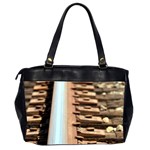 Train Track Oversize Office Handbag (Two Sides) Back