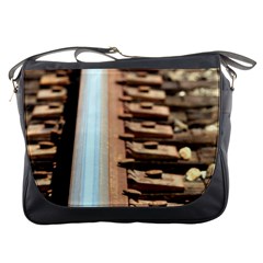 Train Track Messenger Bag