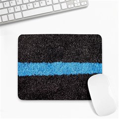 Black Blue Lawn Small Mouse Pad (rectangle) by hlehnerer