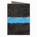 Black Blue Lawn Greeting Card Right