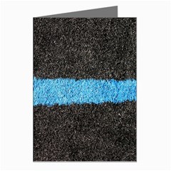 Black Blue Lawn Greeting Card (8 Pack) by hlehnerer