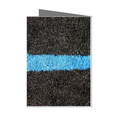 Black Blue Lawn Mini Greeting Card (8 Pack) by hlehnerer