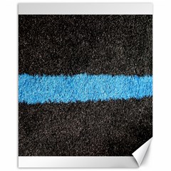 Black Blue Lawn Canvas 16  X 20  (unframed) by hlehnerer