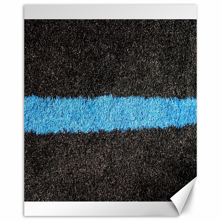 Black Blue Lawn Canvas 16  x 20  (Unframed)