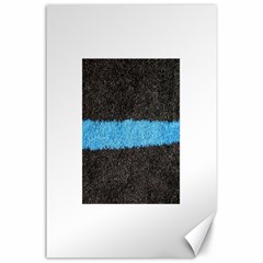 Black Blue Lawn Canvas 24  X 36  (unframed) by hlehnerer