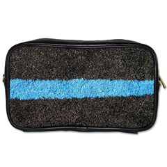 Black Blue Lawn Travel Toiletry Bag (one Side) by hlehnerer