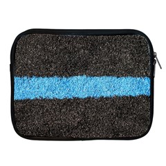 Black Blue Lawn Apple Ipad 2/3/4 Zipper Case by hlehnerer