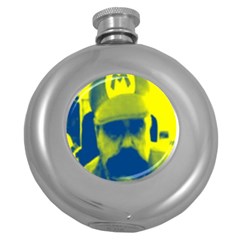 600 By 600 Image Hip Flask (round) by supermarijuanaio