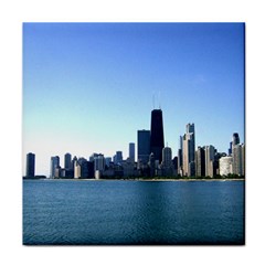 Chicago Skyline Face Towel